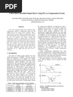 A Slew Rate Controlled Output Driver Using PLL As Compensation Circuit