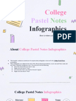 College Pastel Notes Infographics by Slidesgo