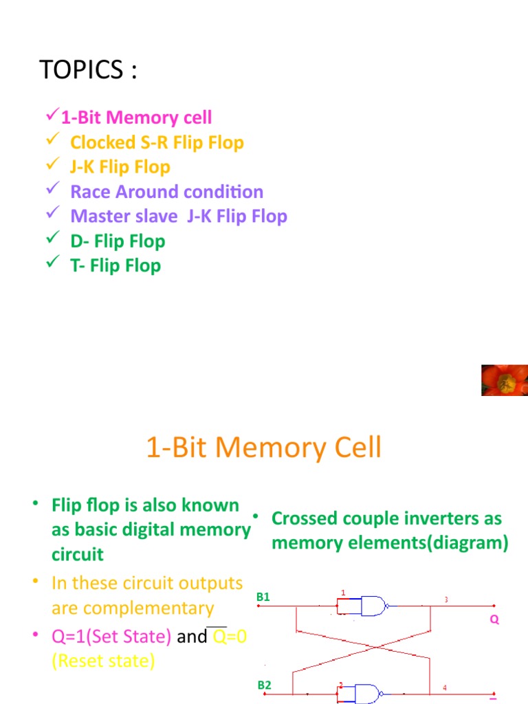 Topics:: 1-Bit Memory Cell | PDF | Information And Communications ...