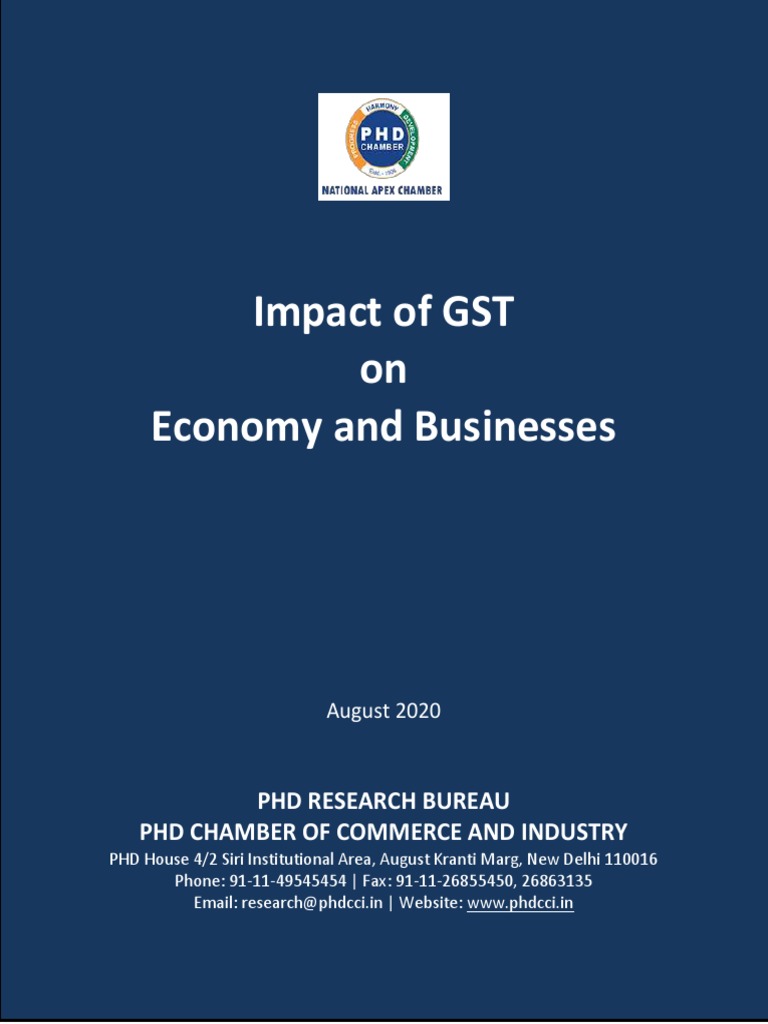 Impact of GST On Economy and Businesses | PDF | Value Added Tax | Taxes