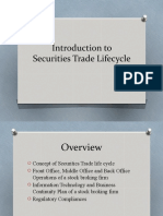 Introduction To Securities Trade Lifecycle