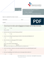 Anamnese - Und Einwilligungsbogen Zur Schutzimpfung Gegen COVID-19 Mit Vektor-Impfstoff PDF