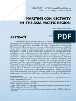 Maritime Connectivity in The Asia Pacific Region.