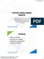 Periodic Safety Update Reports: Adel Alrwisan B.SC, M.SC, PPC