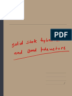 Solid State Hybridisation and Bond Parameters