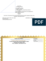 Certificate of Training 2021