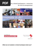 Download Innovate in DC The 8 Incubators in DC with more planned by Peter Corbett SN51480662 doc pdf