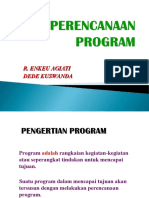 PERENCANAAN PROGRAM