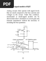 1.4 Small-Signal Models of BJT