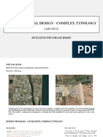 Architectural Design - COMPLEX TYPOLOGY