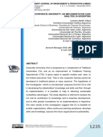 Corporate University An Implementation Case Analysis, in Argentina