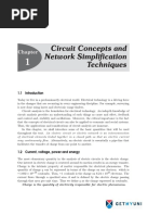 Circuit Concepts and Network Simplification Techniques