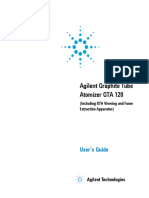 Agilent Graphite Tube Atomizer GTA 120: User's Guide