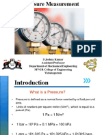 Unit 1 - Pressure Measurement, Buoyancy and Stability