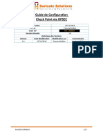 Guide de Configuration Des Équipements Check Point via OPSEC