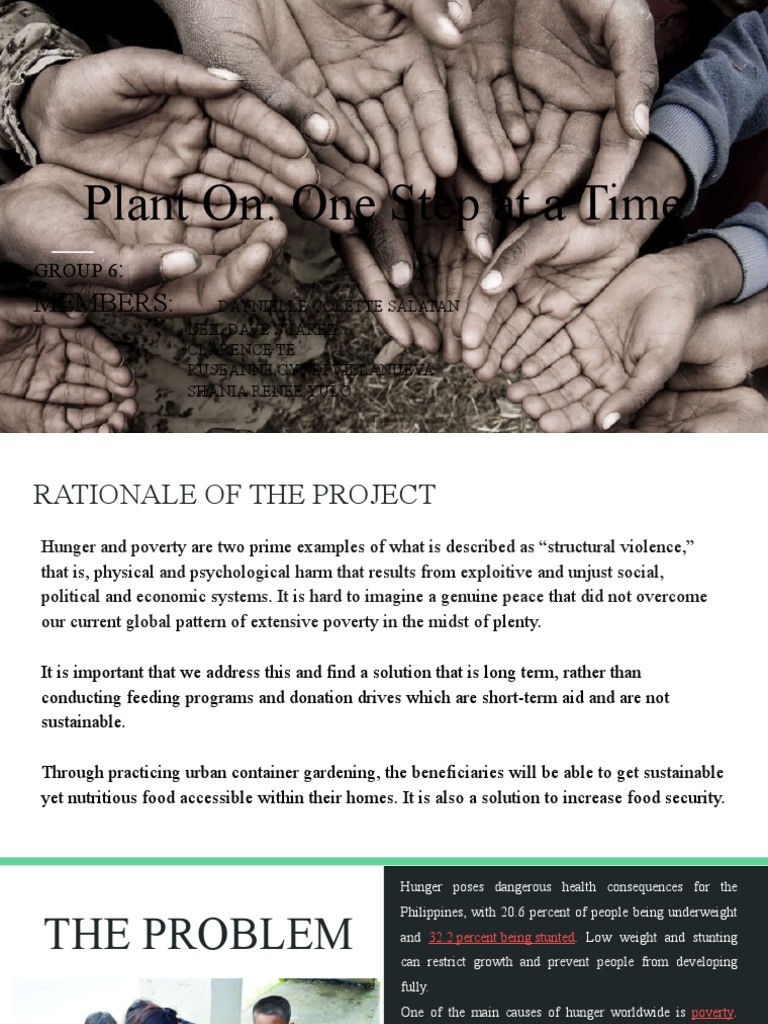 Urban Container Gardening for Food Security | PDF | Hunger | Food Security