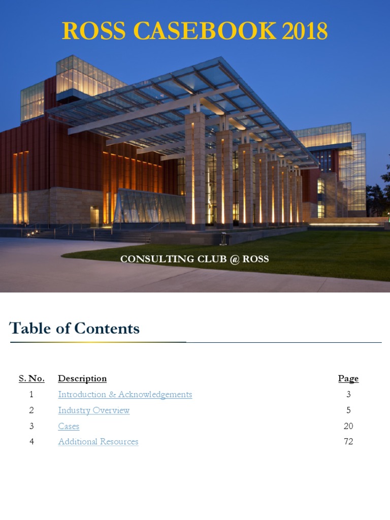 Case Book Pdf – Mba Consulting Casebook Download – QTZT