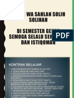 Ahlan Wa Sahlan Solih Solihah Di Semester Genap Semoga Selalu Semangat Dan Istiqomah