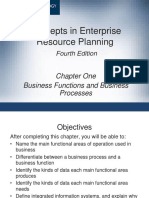 Concepts in Enterprise Resource Planning: Chapter One Business Functions and Business Processes