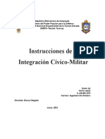 Instrucciones de La Integración Cívico-Militar