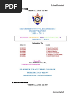 Department of Civil Engineering Project Report: St. Joseph Polytechnic