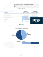 Rastreador de Custo Com Base Na Atividade