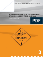 Australian Code Transport Explosives Road Rail 3rd Edition