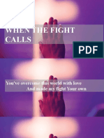 When The Fight Calls
