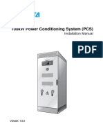 100kW Power Conditioning System (PCS) : Installation Manual