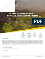 Smart Farming For New-Age Agriculture System: For A Leading Agricultural Equipment Manufacturer