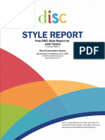 Free DISC Style Report For Yash Myana: Work Environment Version
