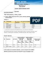 Reporte de Práctica No 5 Acidos y Bases 2da Parte