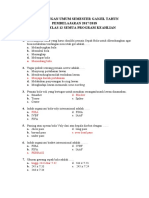 Soal Ulang Tengah Semester Kelas 12 Semua Jurusan