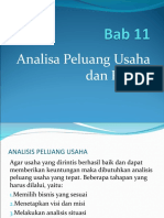 BAB 11 Analisa Peluang Usaha Resiko