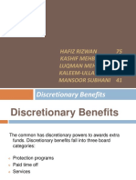 Discretionary Benefits 