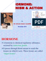 Hormone: Mechanism & Action: DR Khaled Saleh Algariri