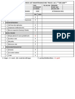 Check List Maintenance Big Truck (Ac) 250 Jam