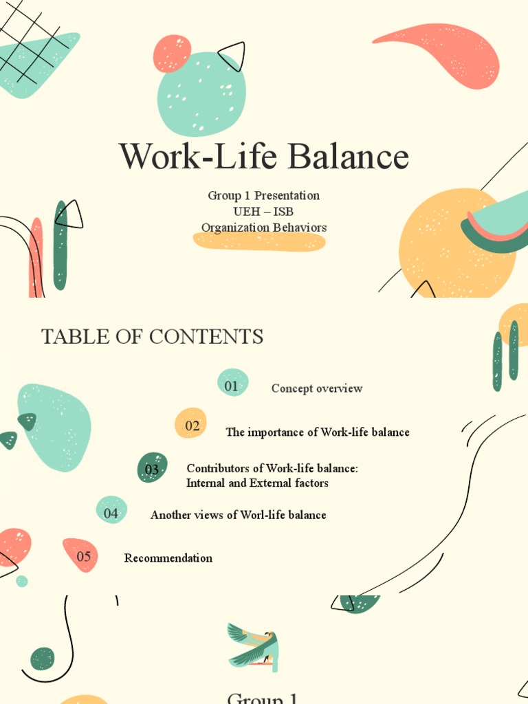 Achieving Work-Life Balance: An Analysis of Internal and External ...