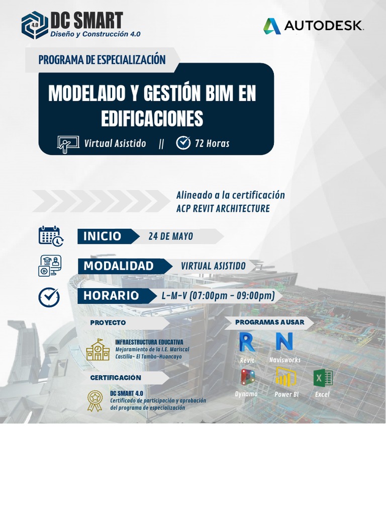 Modelado Y Gestión Bim en Edificaciones: Programa de Especialización ...