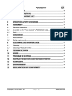 Power Plus POWXG9447 Irrigation Pump Manual-En