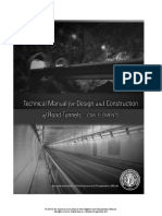 Technical Manual For Design and Construction of Road Tunnels. US Departmento of Transportation