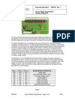 Sirius II Relay Output Board Data Sheet TM0105