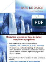 RESPALDAR Y RESTAURAR BASE DE DATOS MYSQL CON MYSQLDUMP