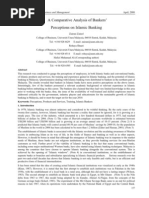 Download A Comparative Analysis of Bankers Perception of Islamic Banking in Bangladesh by A_D_I_B SN51484265 doc pdf