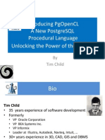 PostgreSQL OpenCL Procedural Language #pgEast March 2011