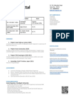 Kshitiz Mittal: Degree/ Grade Institution Score