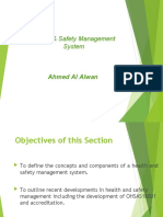 Health & Safety Management System: Ahmed Al Alwan