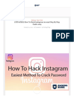 Hack Instagram Methodes