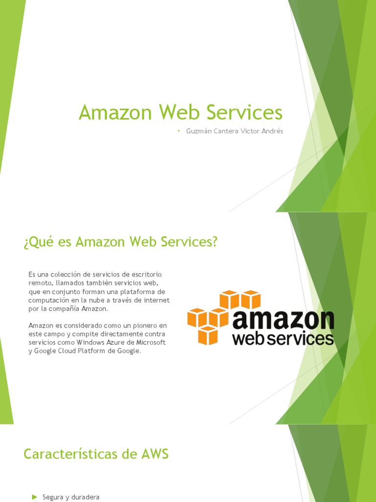 Características de Amazon Web Services | PDF | Servicios web de Amazon ...