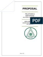 Proposal Pelatihan Dan Sertifikasi k3 Konstruksi